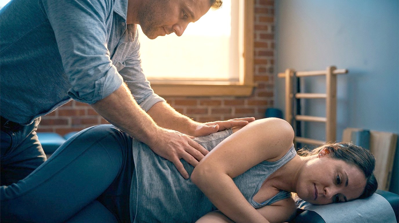 Manuelle Therapie – Mobilisation der Wirbelsäule